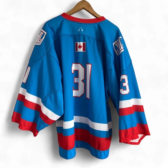 JHL Blue and Red Hockey Jersey #31 - Picture 2 of 4